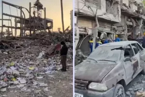 Βομβαρδισμένο τοπίο η Τεχεράνη