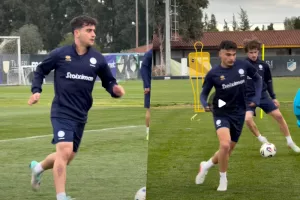 Πλάνα από την προπόνηση της Εθνικής