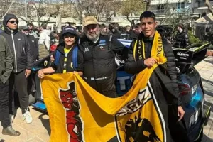 Ηλιόπουλος: Νίκησε στην ανάβαση Ελασσόνας και αποθεώθηκε από τον κόσμο της ΑΕΚ 