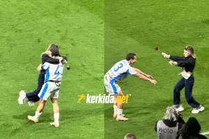 (Φώτος kerkida) Το χάρηκε με τη Βικτώρια