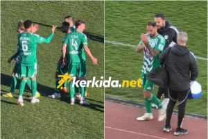 Πρώτα δεν πανηγύρισε, μετά... χειροκροτήθηκε! (Φώτος Kerkida)