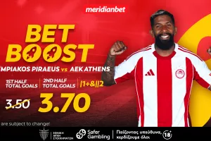 Ολυμπιακός-ΑΕΚ: Σούπερ αξία στο 3.70 και στα γκολ! – Στοιχημάτισε στις καλύτερες αποδόσεις της αγοράς