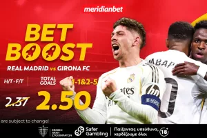 Ρεάλ Μαδρίτης-Χιρόνα: Συνδυασμός με bet boost στο 2.50! – Στοιχημάτισε σε μία πλειάδα επιλογών! 