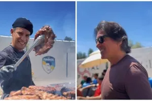 (BINTEO) Με BBQ, η...πρώτη του Σα Πίντο