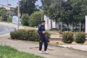 (Φώτος kerkida) Η άφιξη της ΑΕΛ