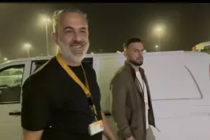 (Βίντεο kerkida) Κωνσταντίνου-Τρισκόφσκι: Στα αποδυτήρια για το "μήνυμα"