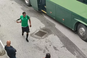 Φώτος kerkida/Η Ομόνοια έφθασε εν μέσω αποθέωσης!
