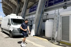 (Φώτος Kerkida) Η άφιξη της ΑΕΛ