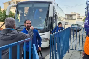 (Βίντεο/Φώτος Kerkida) Άφιξη στο "Αντώνης Παπαδόπουλος"