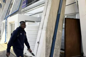 (Φώτος Kerkida) Η άφιξη της ΑΕΛ