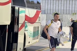 Φώτος kerkida από την άφιξη του ΑΠΟΕΛ