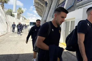 (Φώτος Kerkida) Η άφιξη της ΑΕΛ