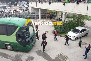 Φώτος kerkida/Η Ομόνοια έφθασε εν μέσω αποθέωσης!