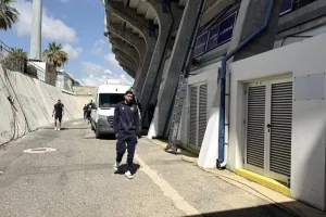 (Φώτος Kerkida) Η άφιξη της ΑΕΛ