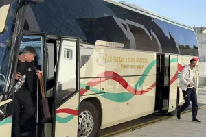 Φώτος kerkida από την άφιξη του ΑΠΟΕΛ