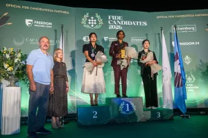 Τελετή λήξης FIDE Candidates Tournament 2026 στο Cap St Georges Hotel & Resort