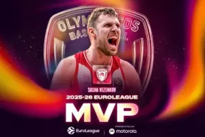 Επίσημο/ Ο Σάσα Βεζένκοβ είναι ο MVP της EuroLeague!