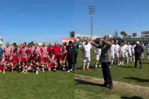(Βίντεο) Ιστορικός αγώνας παλαιμάχων 