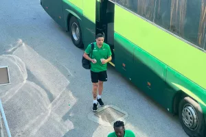 Φώτος kerkida/Στο γήπεδο η αποστολή των πρωταθλητών