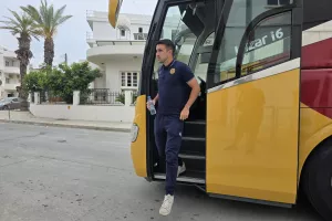 (ΦΩΤΟΣ kerkida) H άφιξη της ΑΕΛ