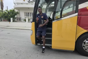 (ΦΩΤΟΣ kerkida) H άφιξη της ΑΕΛ