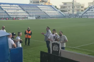 (ΒINTEO Kerkida/Φώτος) Τίμησε Χρυσοστόμου η Ανόρθωση για τις 100 συμμετοχές