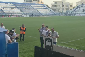 (ΒINTEO Kerkida/Φώτος) Τίμησε Χρυσοστόμου η Ανόρθωση για τις 100 συμμετοχές