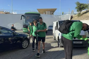 (Φώτος Kerkida) Η άφιξη των πρωταθλητών!