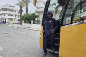(ΦΩΤΟΣ kerkida) H άφιξη της ΑΕΛ