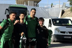 (Φώτος Kerkida) Η άφιξη των πρωταθλητών!