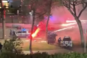Επεισόδια μετά τον υποβιβασμό (Βίντεο)