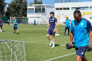 (Φώτος/Βίντεο Kerkida) Η προπόνηση της Εθνικής μας 