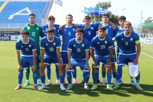 (Φώτος) Φιλική ήττα της Εθνικής Νέων Κ19 από την Ελλάδα