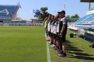 (Φώτος) Φιλική ήττα της Εθνικής Νέων Κ19 από την Ελλάδα