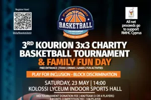 «Παίζουμε για τη Συμπερίληψη»: Το 3rd Kourion 3x3 Charity Basketball Tournament & Family Fun Day