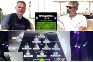 Οι (2) κορυφαίες 11αδες και οι (2) αναπληρωματικές 11αδες