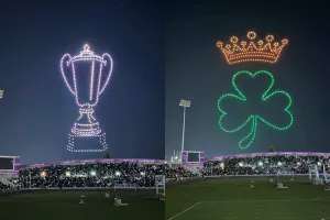 (Φώτος) Φαντασμαγορικό drone show!