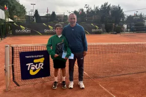 Ανδρέας Λεοντής: Πρωταθλητής στο Tennis Europe «Daimon Cup» / Category 1