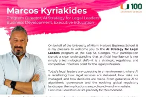 Το Miami Herbert Business School φέρνει στο Cap St Georges τριήμερο AI πρόγραμμα για Νομικούς 