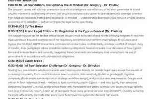 Το Miami Herbert Business School φέρνει στο Cap St Georges τριήμερο AI πρόγραμμα για Νομικούς 
