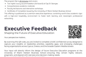 Το Miami Herbert Business School φέρνει στο Cap St Georges τριήμερο AI πρόγραμμα για Νομικούς 