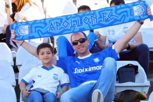 ΦΩΤΟΡΕΠΟΡΤΑΖ από τις κερκίδες Απόλλωνα και Πάφου