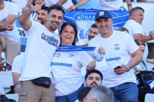 ΦΩΤΟΡΕΠΟΡΤΑΖ από τις κερκίδες Απόλλωνα και Πάφου