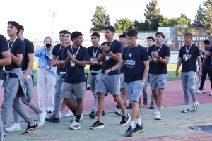 (Φώτος) Αποθέωση για τους... νταμπλούχους