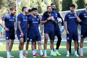 (Φώτος) Η προπόνηση της Εθνικής