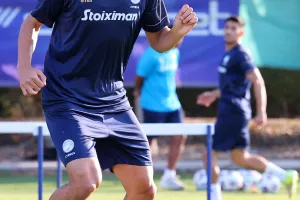 (Φώτος) Η προπόνηση της Εθνικής