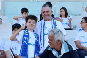 ΦΩΤΟΡΕΠΟΡΤΑΖ από τις κερκίδες Απόλλωνα και Πάφου