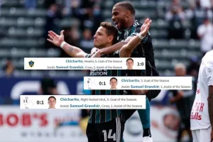 Ο Samuel Grandsir και το... "τάισμα" στον Chicharito!