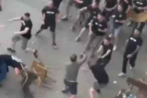 (Βίντεο) Επεισόδια στη Λειψία... πριν τον τελικό