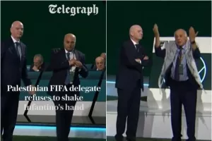 Η χειραψία ανάμεσα σε Ισραήλ και Παλαιστίνη κατέληξε σε φιάσκο (Βίντεο)